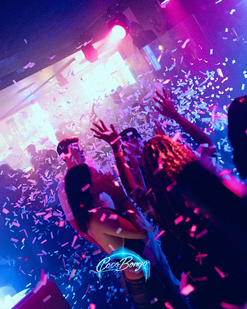 Confettis et foule au Coco Bongo After Club Genève